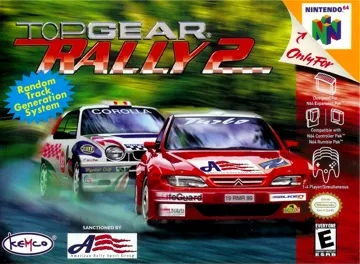 Top Gear Rally 2 (USA) box cover front